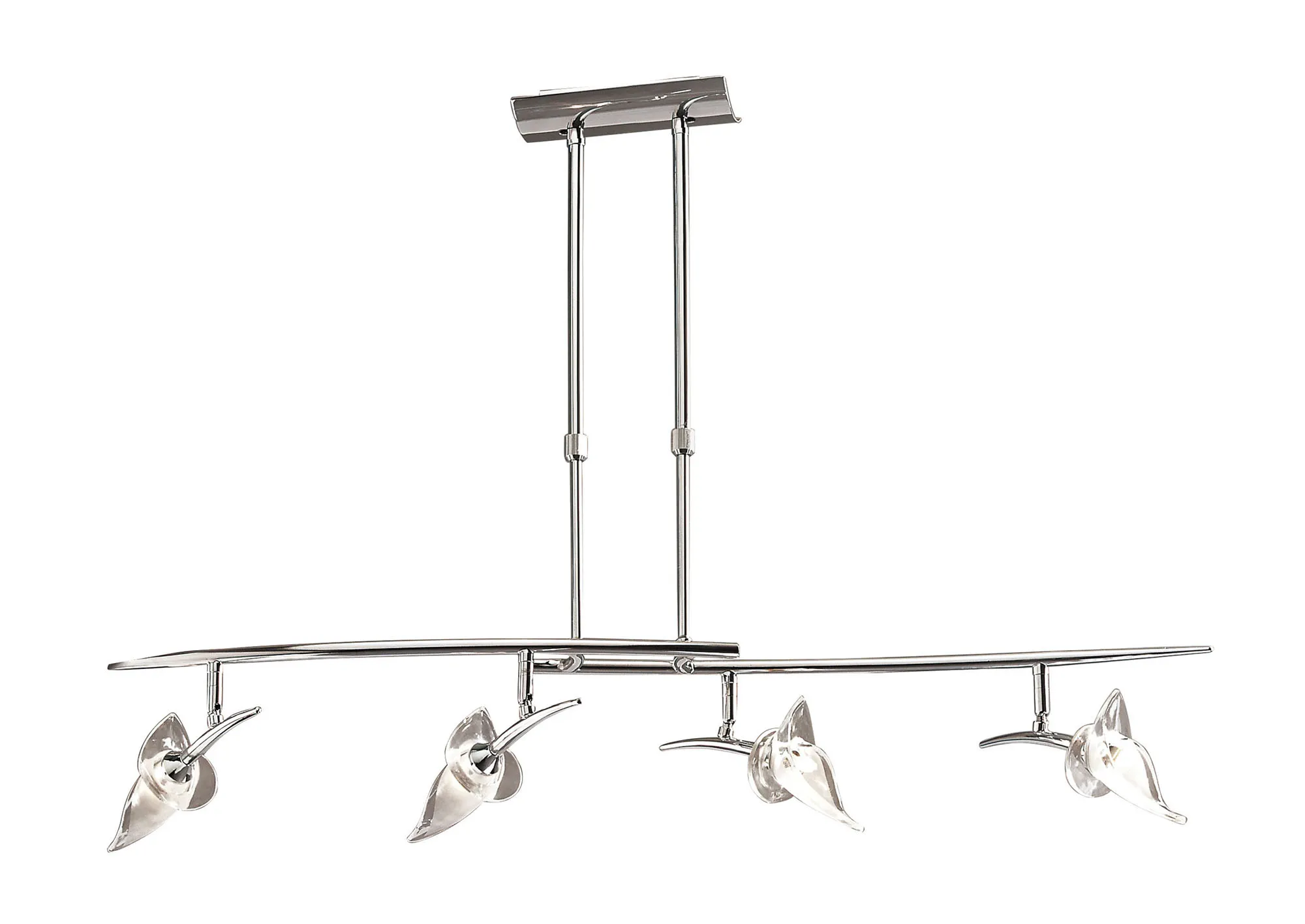 Flavia Polished Chrome Ceiling Lights Mantra Linear Fittings Flavia Polished Chrome Ceiling Lights Mantra Linear Fittings